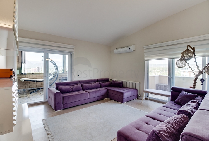 Квартира планировки 4+1 дуплекс в микрорайоне Моллаюсуф - Анталия 