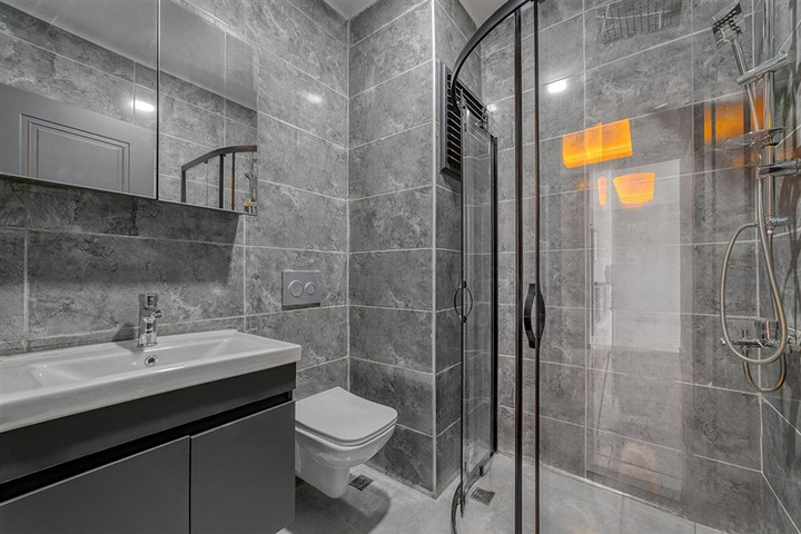 Меблированная квартира 2+1 в районе Оба в современном жилом комплексе