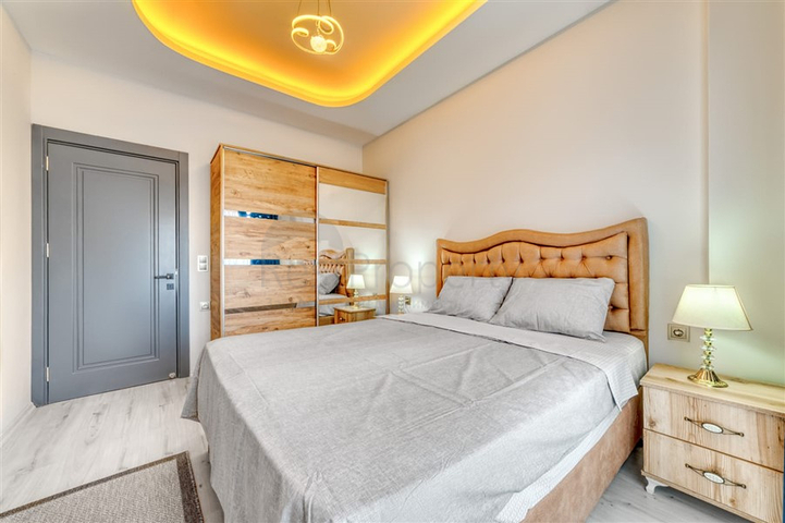 Меблированная квартира 2+1 в районе Оба в современном жилом комплексе