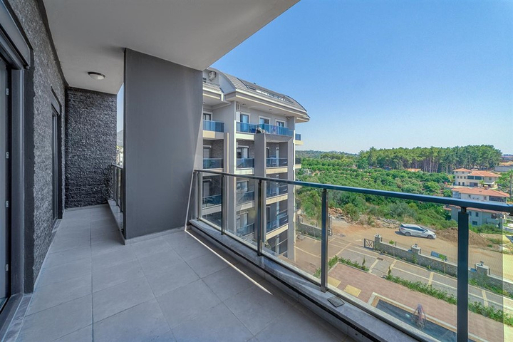 Меблированная квартира 2+1 в районе Оба в современном жилом комплексе