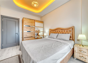 Меблированная квартира 2+1 в районе Оба в современном жилом комплексе