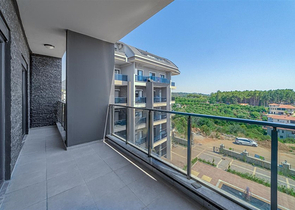 Меблированная квартира 2+1 в районе Оба в современном жилом комплексе