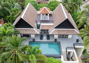 Двухэтажная вилла с частным бассейном в районе Бангтао