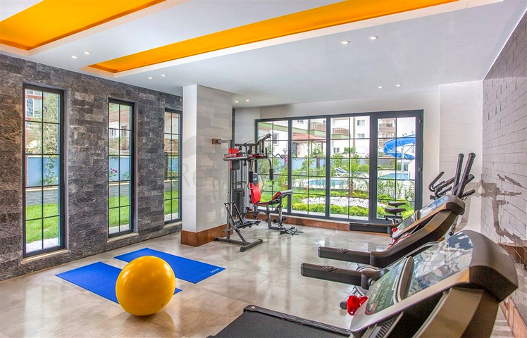 Меблированная квартира 1+1 в районе Махмутлар с развитой инфраструктурой комплекса