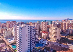 Меблированная квартира 1+1 в районе Махмутлар с развитой инфраструктурой комплекса