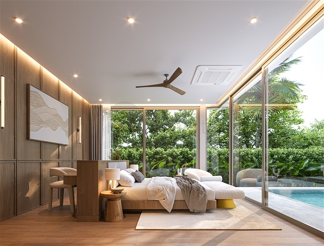 Современные виллы на острове Пхукет в окружении тропической природы