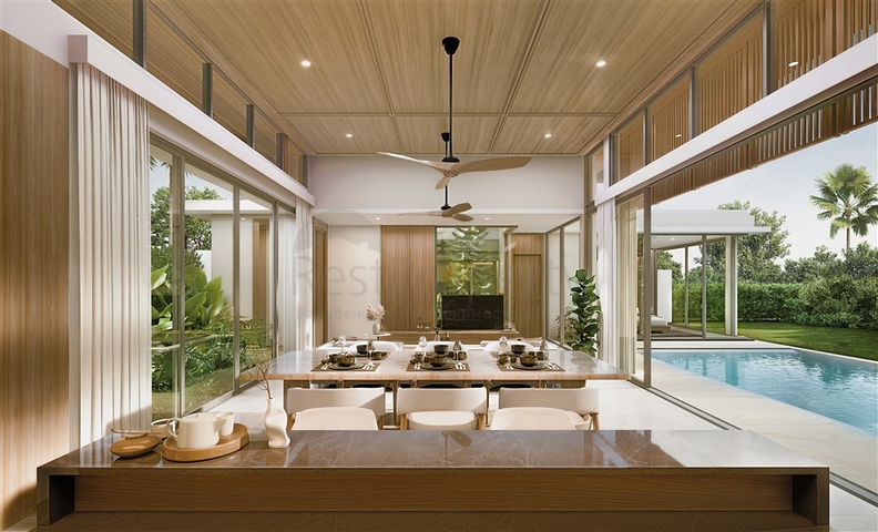 Современные виллы на острове Пхукет в окружении тропической природы