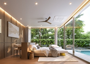 Современные виллы на острове Пхукет в окружении тропической природы