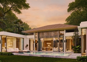 Современные виллы на острове Пхукет в окружении тропической природы