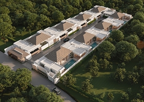 Современные виллы на острове Пхукет в окружении тропической природы