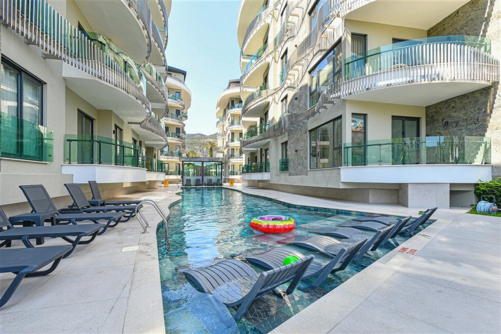 Современная квартира 1+1 в районе Аланья центр