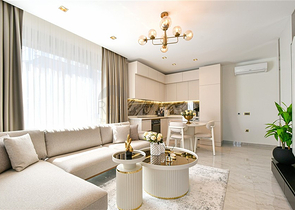 Современная квартира 1+1 в районе Аланья центр