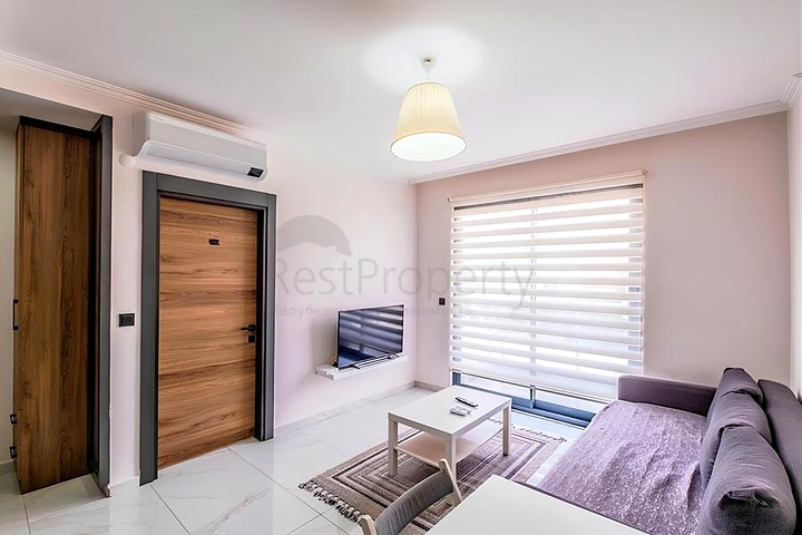 Уютная квартира 1+1 в районе Оба с мебелью и комфортными условиями для жизни