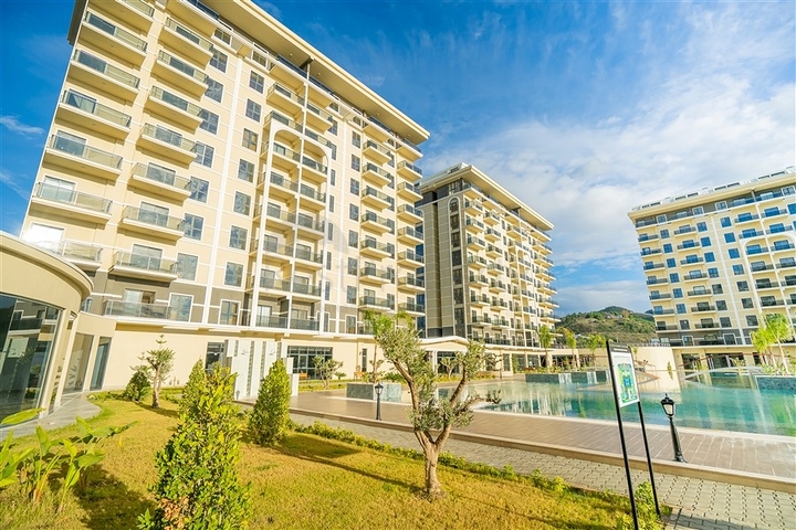 Современная квартира 2+1 в районе Демирташ с развитой инфраструктурой комплекса