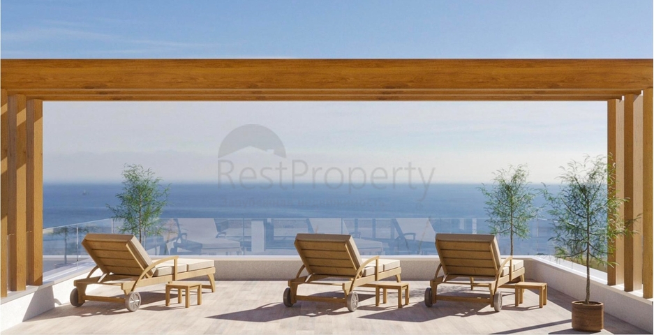 Участок с готовым проектом виллы в районе Тепе