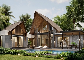 Современные виллы в окружении тропической природы с приватной атмосферой