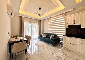 Стильная квартира 1+1 с мебелью и готовым интерьером