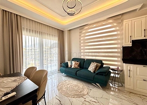 Стильная квартира 1+1 с мебелью и готовым интерьером