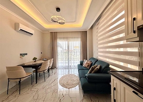 Стильная квартира 1+1 с мебелью и готовым интерьером