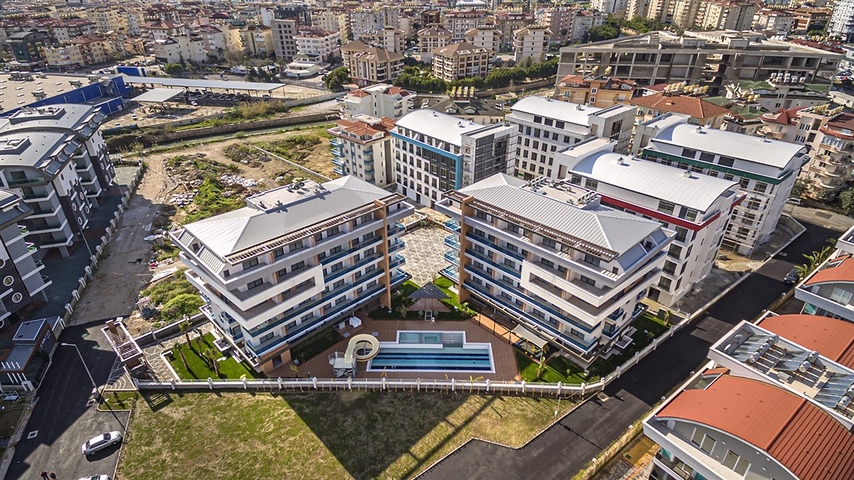 Квартира с мебелью в современном жилом комплексе