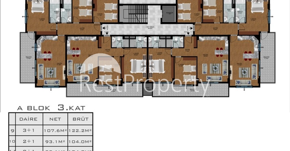 Квартиры различных планировок в новом комплексе Кестеля - Фото 14