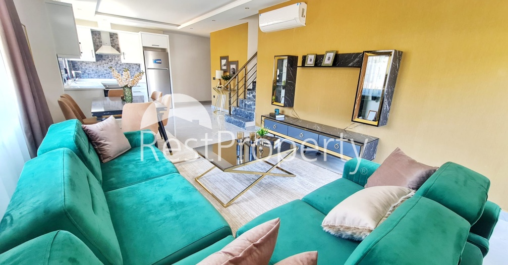 Квартира с мебелью 2+1 в районе Каргыджак - Фото 8