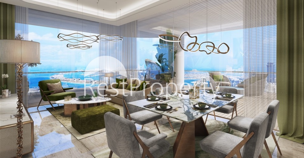 Элитные апартаменты Cavalli с видом на море в Дубай Харбор - Фото 14
