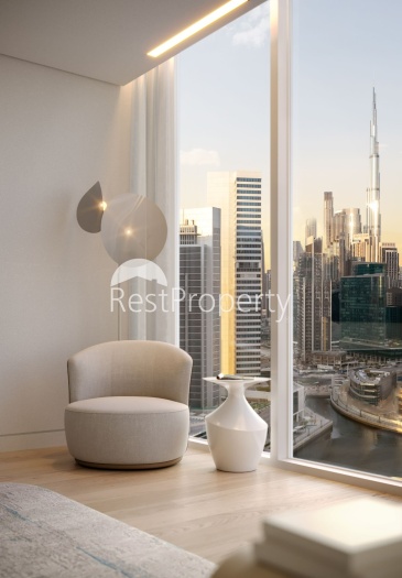 Квартиры с видом на Бурдж-Халифа на канал в Дубае - Фото 13