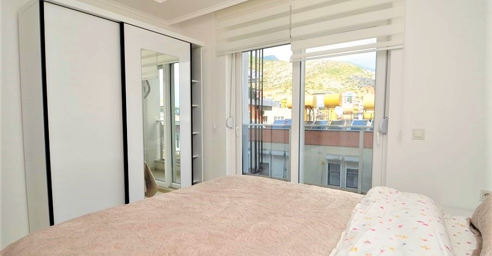 Меблированная квартира с двумя спальнями в центре Алании - Фото 10