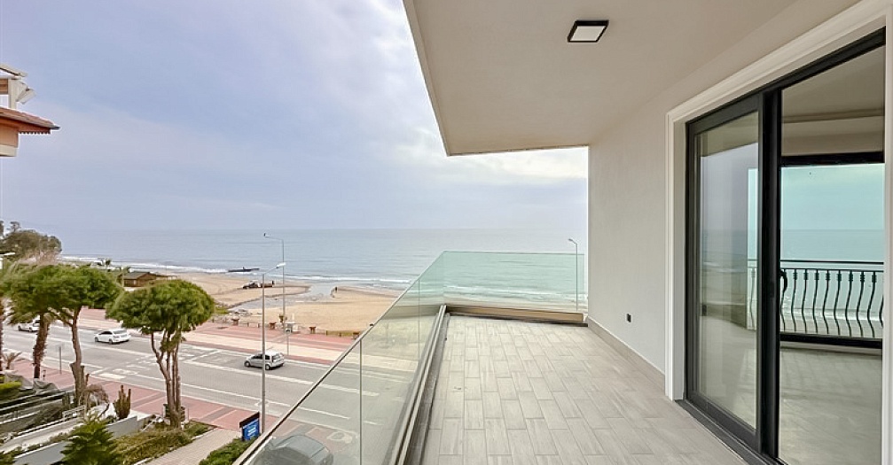 Двухкомнатная квартира в центре Алании с панорамным видом на море - Фото 21