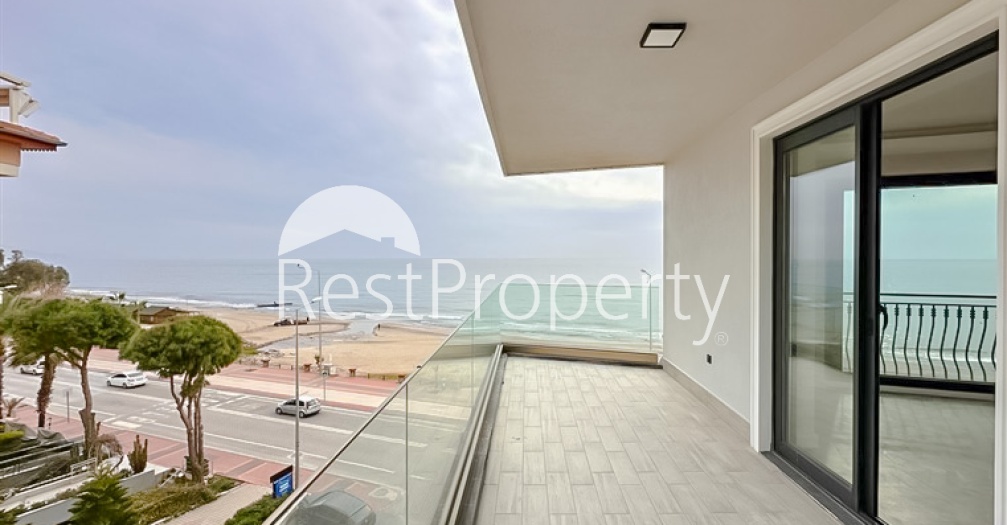 Двухкомнатная квартира в центре Алании с панорамным видом на море - Фото 21