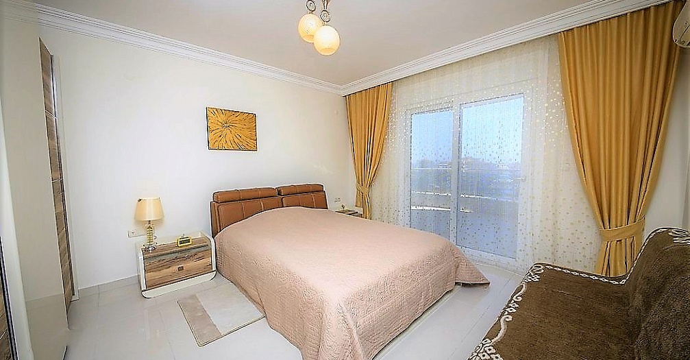 Меблированная квартира с двумя спальнями в Махмутларе - Фото 20