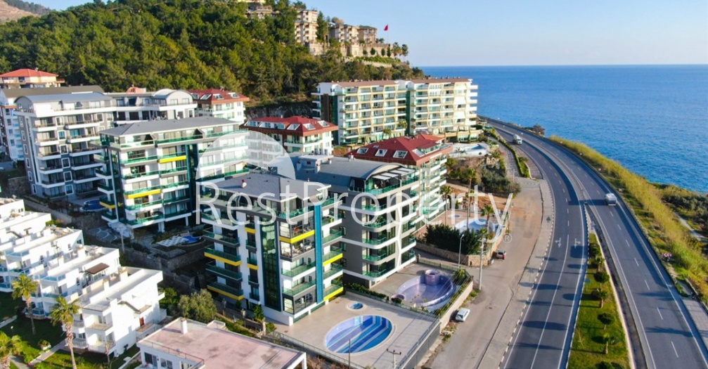 Квартира планировкой 2+1 с панорамным видом на Средиземное море 