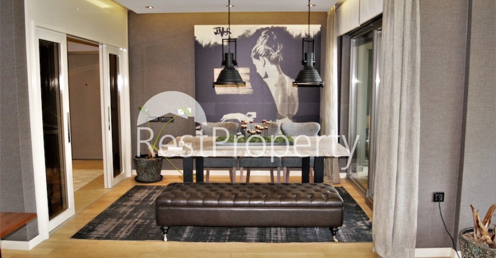 Люкс квартира 4+1 с дизайнерской мебелью в Унжалы Анталья - Фото 10