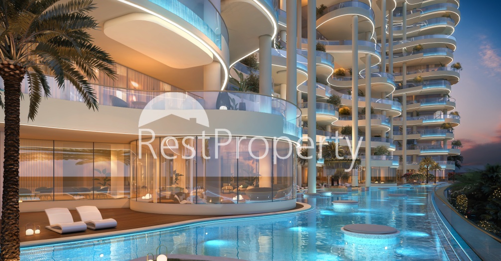 Апартаменты с видом на Бурдж-Халифа и бассейнами в Дубае - Фото 6