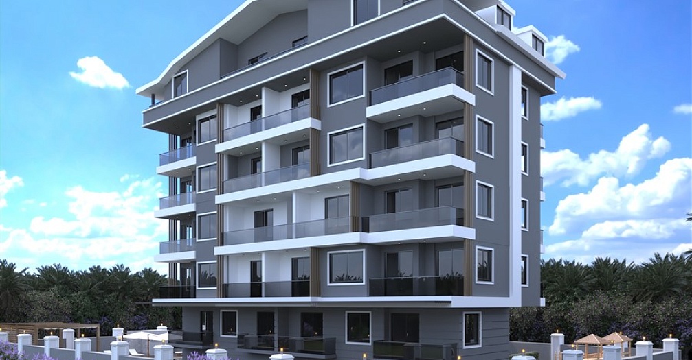 Новый жилой комплекс в 1 км от моря в районе Газипаша