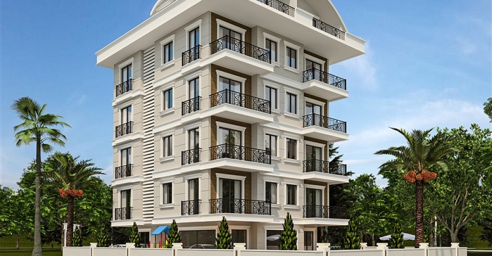 Пентхаус планировкой 2+1 в новом жилом комплексе в районе Демирташ