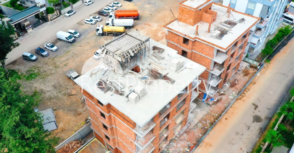Просторные квартиры 2+1 на этапе строительства в Муратпаше Анталья - Фото 4