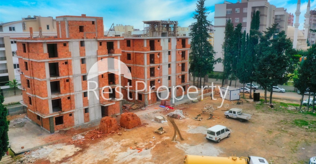 Просторные квартиры 2+1 на этапе строительства в Муратпаше Анталья - Фото 5