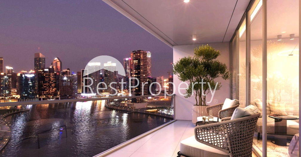 Квартиры с видом на Бурдж-Халифа на канал в Дубае - Фото 5