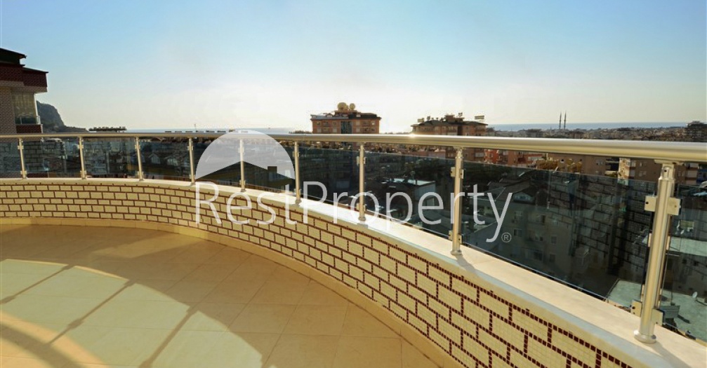 Пентхаус с видом на море в центре Аланьи - Фото 5