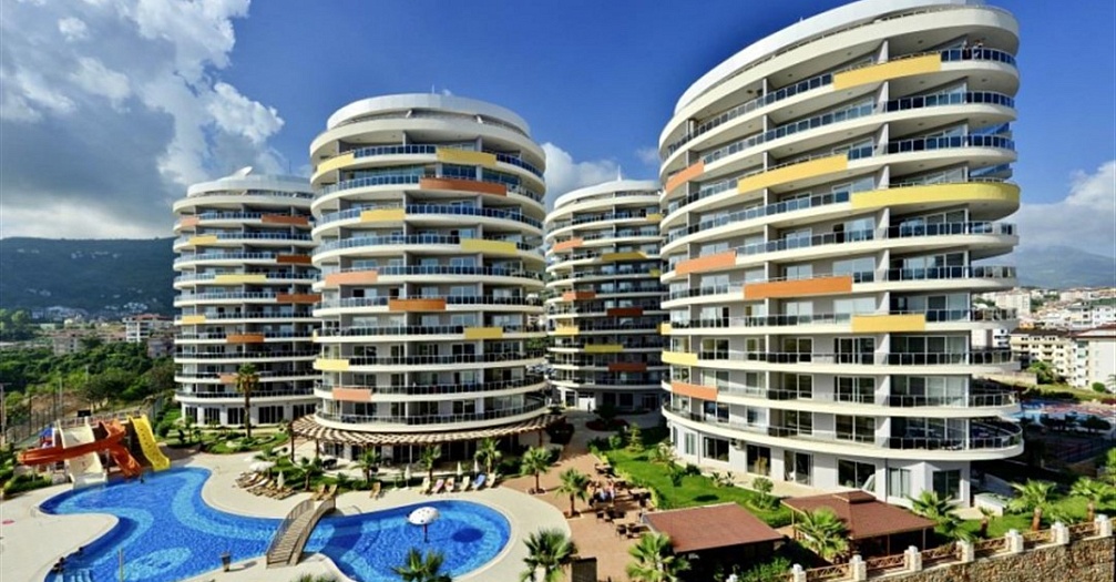 Просторные апартаменты 1+1 в районе Джикджилли с видом на Средиземное море