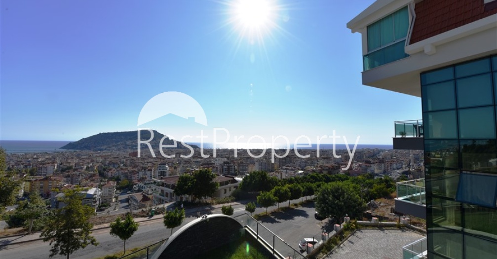 Апартаменты в центре Алании с панорамным видом - Фото 27