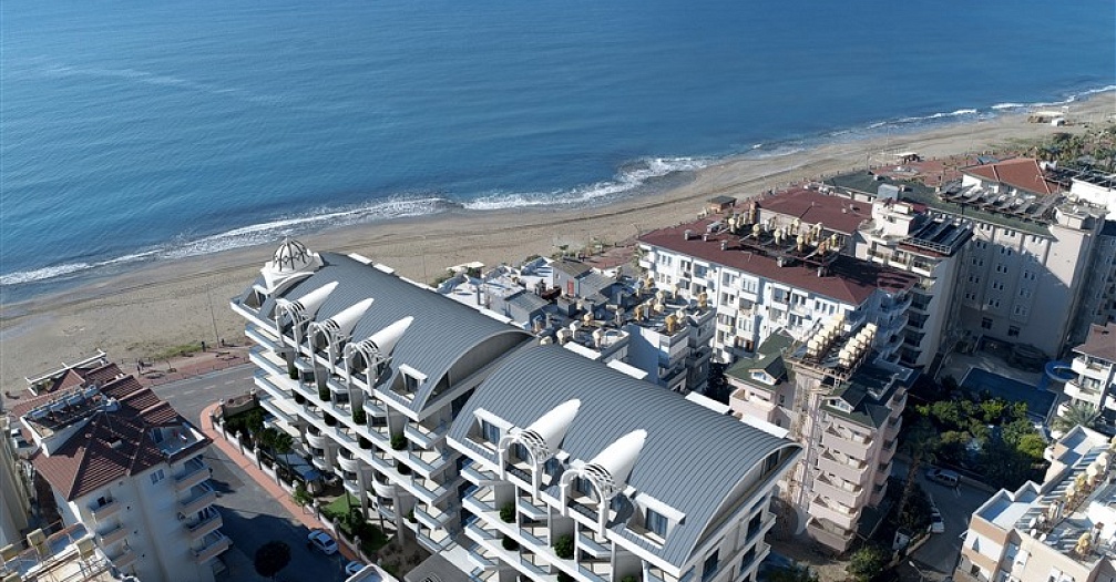 Двухкомнатная квартира в центре Алании с панорамным видом на море - Фото 6