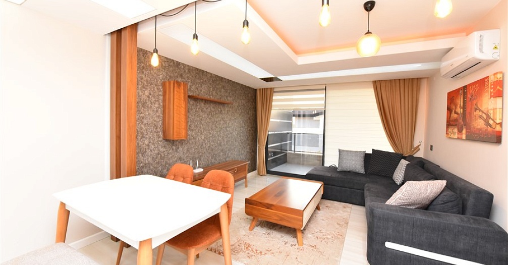 На аренду представлена квартира 1+1 в комплексе района Каргыджак - Фото 24