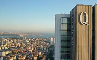 Уникальный небоскреб в самом центре Стамбула, район Шишли