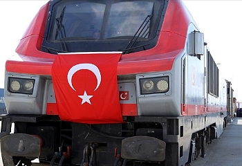 Первый экспортный поезд из Турции в Китай!