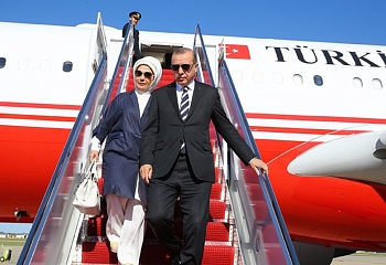 Эрдоган прилетел в Америку