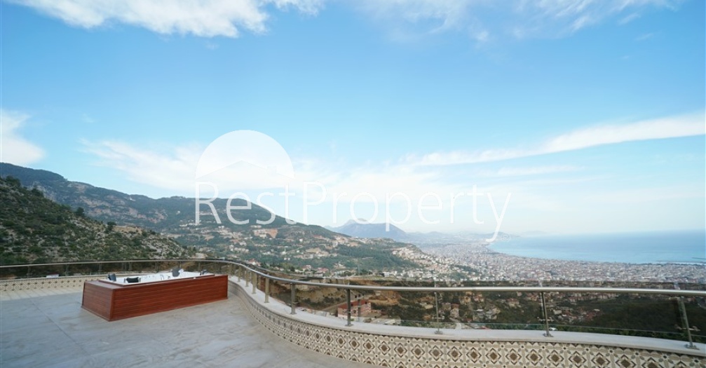Уникальная вилла с панорамным видом на Аланью - Фото 7