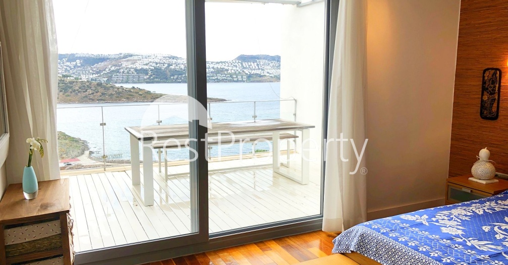 Мебелированная квартира с панорамным видом на море в Бодруме - Фото 9